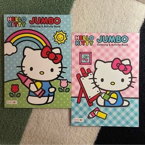 🎀 Sanrio Hello Kitty Jumbo Coloring/Activity Books
